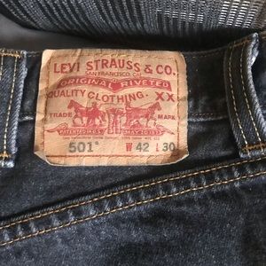 Button fly 501 jeans